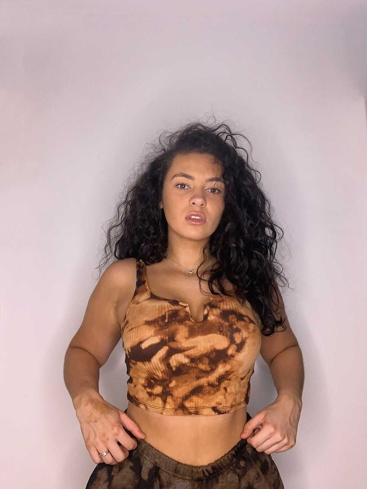 Acid Wash Joggers and Crop Bundle